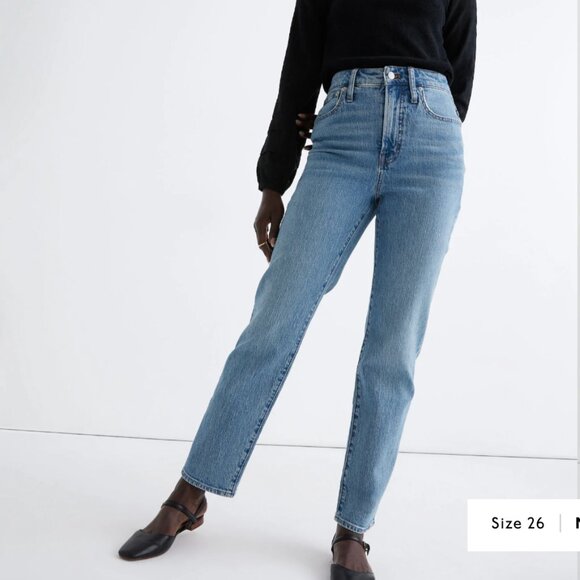 Madewell Curvy Perfect Vintage Straight Jeans - Picture 1 of 10
